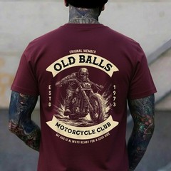 Funny 50th Birthday Vintage Motorcycle for Biker Dad T-Shirt