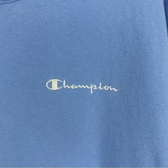 Champion Embroidered Logo Short Sleeve T Shirt Mens XXL Blue