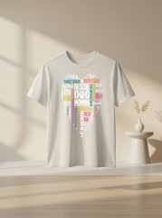Rescue Dog Momma Heart Dog Lover Graphic Tee Gift