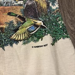 Vintage Cal-Cru Habitat Single Stitch, Wraparound Nature wildlife T-Shirt
