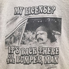 Cheech & Chong Up In Smoke Tshirt My License? Adult See Description