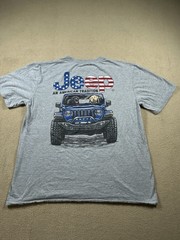 Jeep An American Tradition Jedco T Shirt With Labradors USA Size Large