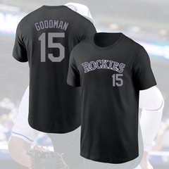 SALE 30% – Hunter Goodman #15 Colorado Rockies 2025 Name & Number For Fans
