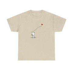 Sometimes you need to let things go, Cartoon, Peanuts, Dog, Unisex Heavy T-Shirt