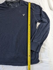 AMERICAN EAGLE SEVENTY SEVEN LONG SLEEVE MEN’S SHIRT SIZE XXL BLUE MAN’S CLOTHES
