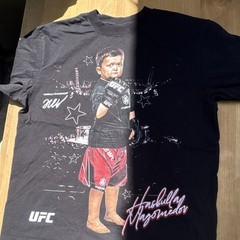 UFC Hasbulla Magomedov Shirt Mens Small Black MMA Graphic Tee Vs Everybody