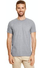 Gildan G640 Adult Unisex Softstyle® tshirt MD Medium Heather Sport Grey Shirt
