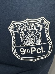 NYPD 9th Precinct FIGHTING 9th Small Tshirt New Without Tags NYC NOT UNIFORM