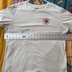 Fjallraven Mens 1960 Logo Graphic T-Shirt Cream Beige Short Sleeve Size L