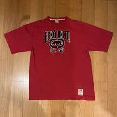 Ecko Unltd Red Graphic Logo Tee Men’s XL Regular Short Sleeve Crew Neck