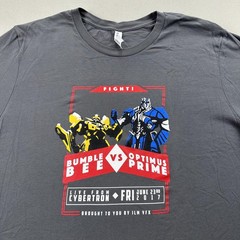 Transformers T-Shirt Mens XL Gray ILM Industrial Light & Magic VFX Cast Crew