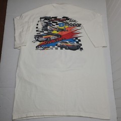 Vintage 90s Mopar Dodge NASCAR Truck Series Double Sided Graphic T-Shirt Size L
