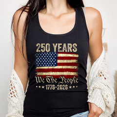 American Flag 250th Anniversary 1776 2026 Tank Top