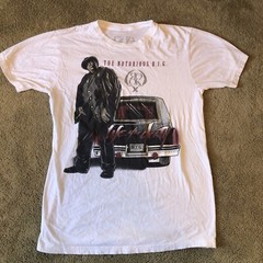 Notorious BIG TShirt White Womens Large Life After Death Brooklyn Mint Rook AsIs