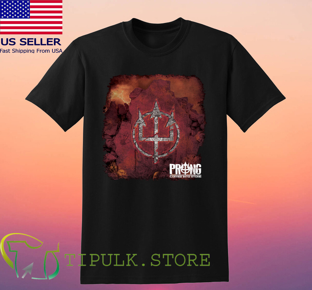 PRONG Carved Into Stone Men’s Black Size S-5XL