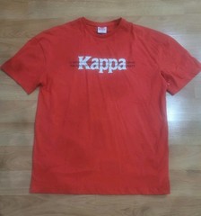 Kappa Men’s Short Sleeve T Shirt Red HB Etrus Size Large
