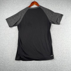 Miami Heat T Shirt Adidas Ultimate Medium Black Gray Graphic Print Logo Mens