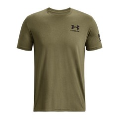 Under Armour 1370816 Men’s UA Freedom Flag Camo T-Shirt, OD Green, 3X, Large