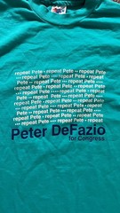 Vintage Beefy-T Hanes Men’s XL Blue Short Sleeve Graphic Tee Peter DeFazio