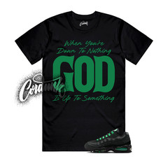 Air Max 95 Green Shock Big Bubble Black OG T Shirt Match Match UTS