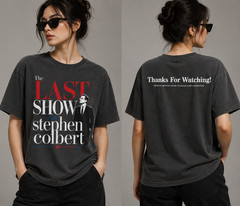 The Last Show T-Shirt Double Sided Print Graphic Tee Men Women NEW