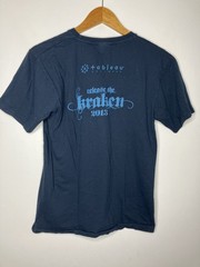 Release The Kraken 2013 Octopus Graphic Men’s Small Navy Blue Seattle