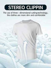4-Pack White black Men’s T-Shirt Thin Solid color Quick Drying Breathable