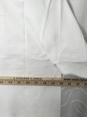 Vintage Jockey Plain White Tee Shirt Men Large Single Stitch set of 2