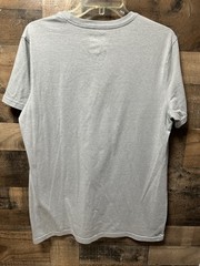 Adidas Go-To Performance Tee Men’s XL TG Gray Blue Logo Athletic T-Shirt