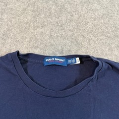 Ralph Lauren Polo Sport Navy Blue Graphic Long Sleeve T-Shirt Men’s Size 2XB