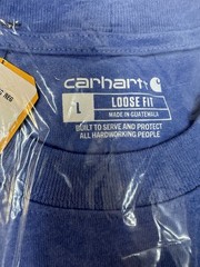Carhartt K87-M Loose Fit Blue Pocket T-Shirt Men’s L Regular Short Sleeve