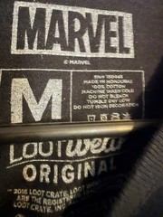 Men’s Loot Crate Original Tee “The Fly” From Marvel Size Medium