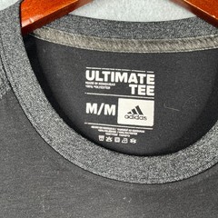 Miami Heat T Shirt Adidas Ultimate Medium Black Gray Graphic Print Logo Mens