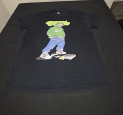 MF DOOM Hip Hop Graphic Print T-Shirt Men’s 2XL Black Cotton Crew Neck
