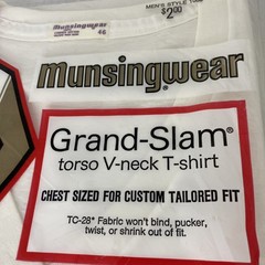 Vintage New Old Stock Munsingwear Grand Slam Torso V-Neck T-Shirts 46 As Picture