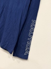 NEW Nautica ‘1983 Sailing’ Shirt Size Medium Navy Long Sleeve Cotton Crew Jersey
