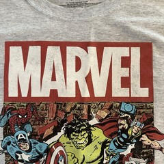 Marvel Comics Graphic Gray Men’s Short Sleeve Tee Size Large