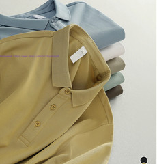 Men’s Summer Shirts Short Sleeve Casual Cotton blend Tops Classic Golf T-Shirt