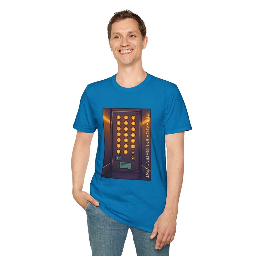 Unisex Softstyle T-Shirt Elevator Buttons Floors Ambient Electronic Cover