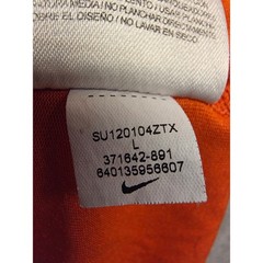 Nike Dri-FIT Mens Training Shirt Orange Short Sleeve Swoosh Large 371642-891