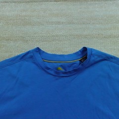Tommy Bahama Shirt Mens Medium Blue Island Zone UPF50 Pima Cotton Blend
