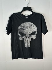 The Punisher Shirt Mens Sz M Black Skull Mad Engine Marvel Comics Graphic T