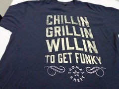 Thomas Rhett Chillin Grillin Willin To Get Funky Concert Tour T- Shirt 2XL