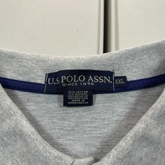 US Polo Assn USPA Big Pony Polo Shirt Men’s Size 2XL Gray Preppy Streetwear