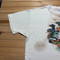 Vintage 1989 North America’s Native Ducks Nature Birds Graphic T-Shirt USA XL