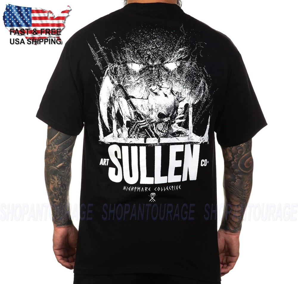 Sullen Nightmare Collective Standard Fit SCM5286 New Short Sleeve Men`s T-shirt