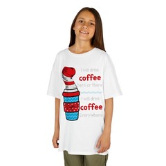 I Will Drink Coffee Here Or There Funny Teacher T-Shirt