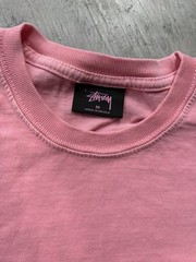 Stüssy bundle of 2 pink and blue blank tees both size Medium