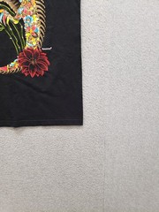 Karani Art Men T Shirt S Black Graphic Print Crew Neck Short Sleeve Comfort Wear