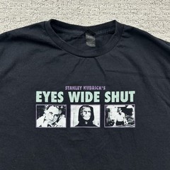 Gildan Shirt Mens L Black Eyes Wide Shut Movie Graphic Tee Cotton Heavyweight